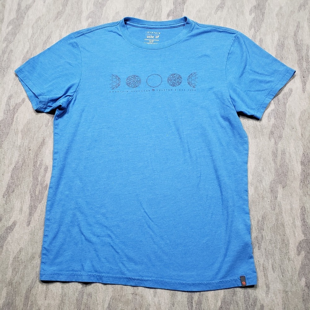 Mountain Hardwear Top Womens Small Blue Short Sleeve Tee